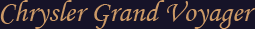 Chrysler Grand Voyager